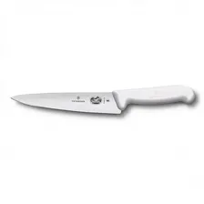 Универсальный нож Victorinox Fibrox 25 см, ручка фиброкс белая