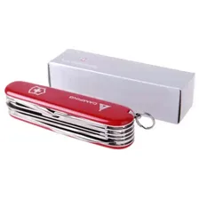 Нож Victorinox Ranger, 91 мм, 21 функция, красный с логотипом "camping"