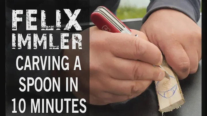 10 Minutes Spoon carving Challenge - A Victorinox Swiss Army Knife Project