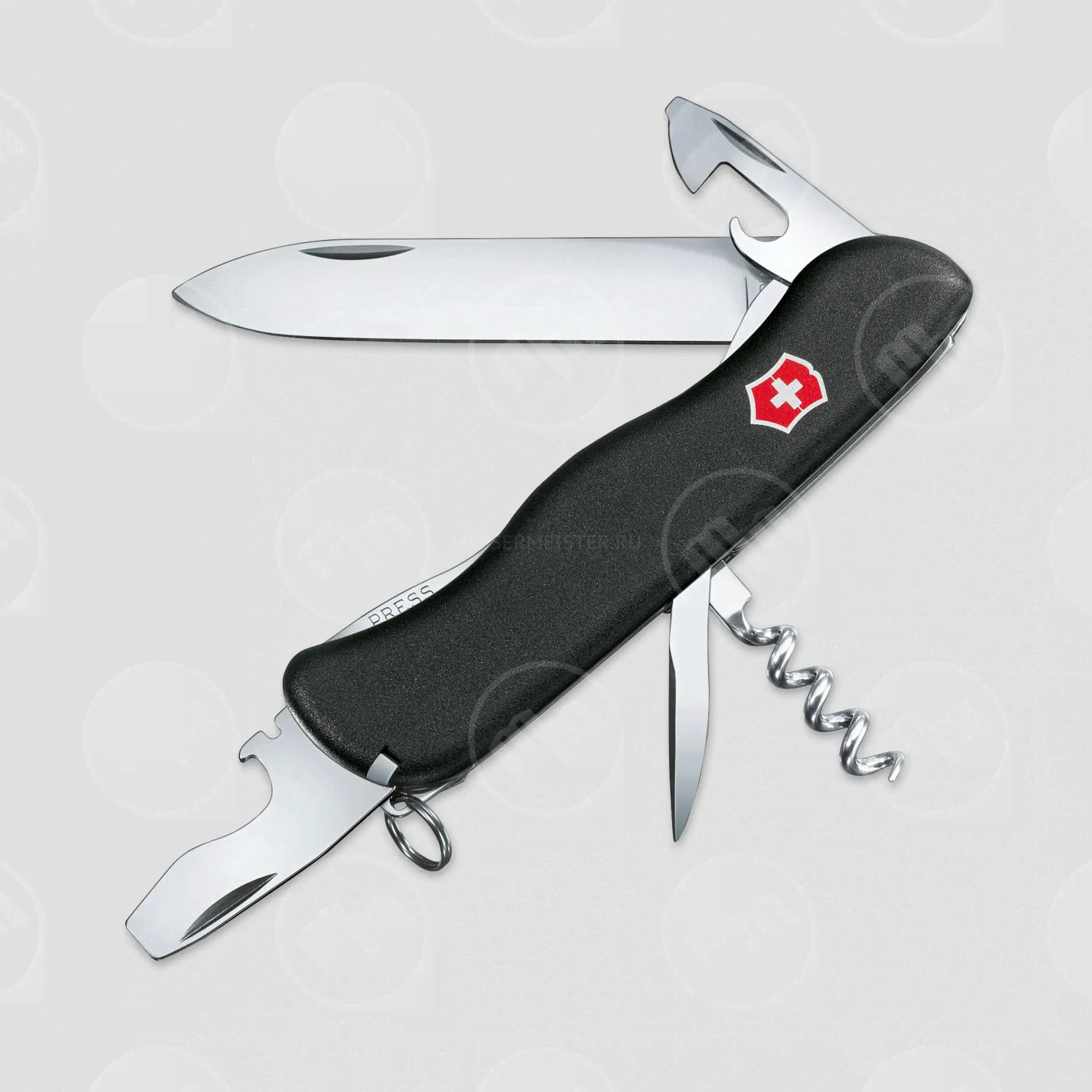 Нож швейцарский многофункциональный складной Victorinox «Picknicker», 11 функций, длина клинка: 8.5 см, 0.8353.3V, VICTORINOX-0