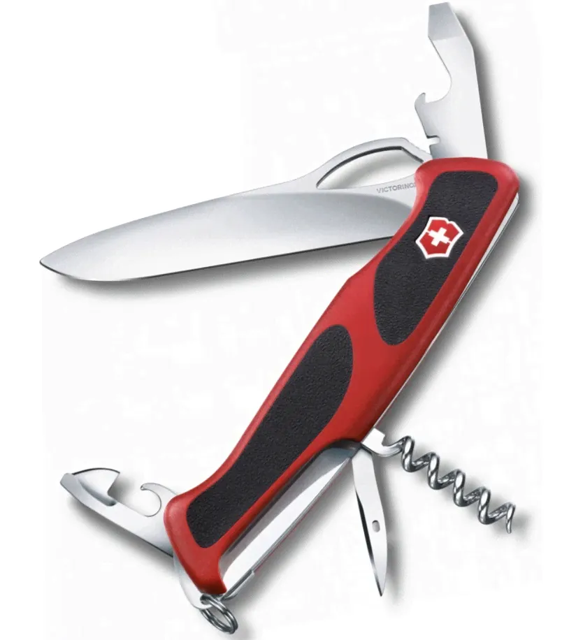 Нож Victorinox RANGERGRIP 61 красный/черный-0