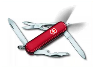 Надежный нож брелок Victorinox - Midnight Manager-0