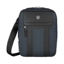 Сумка через плечо VICTORINOX Architecture Urban 2 Crossbody Bag,синий, полиэстер/кожа, 9x22x28 см,6л 612675