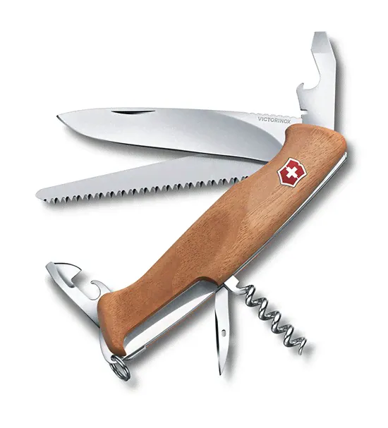 Складной нож Victorinox 0.9561.63 RangerWood 55, 10 функций-0