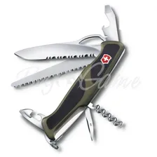 Нож VICTORINOX RangerGrip 179 130мм 12 функций цв. Зеленый / черный