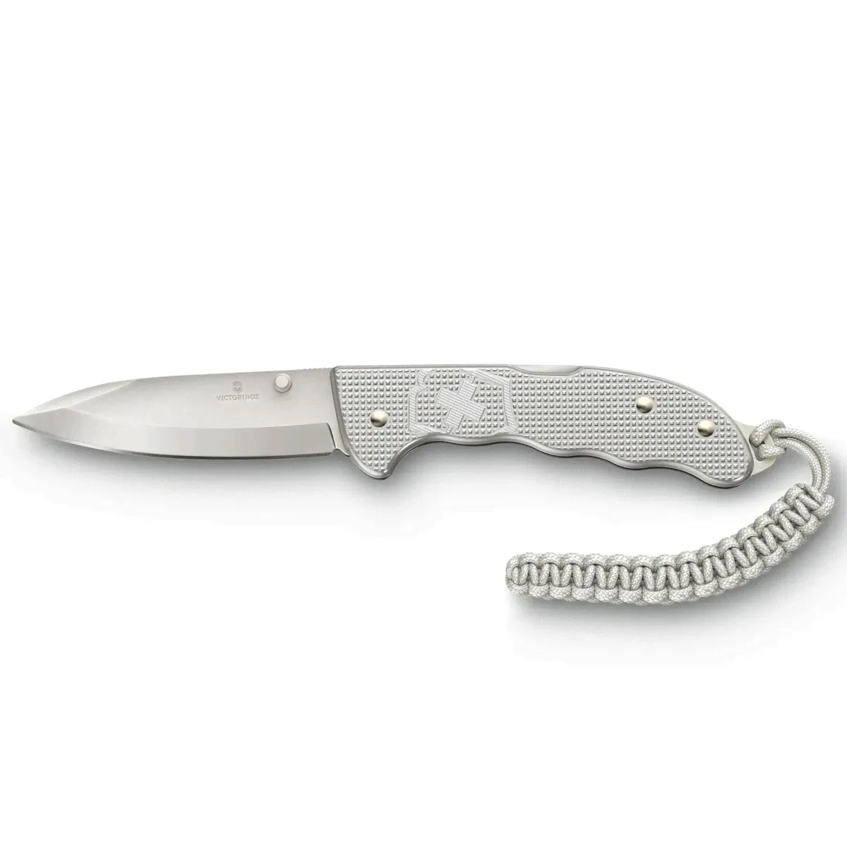 VICTORINOX 0.9415.D26 Evoke Alox - нож складной серебристая алюмин.рукоять