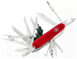 Нож перочинный Victorinox CyberTool L (1.7775.T), 91 мм, красный полупрозрачный