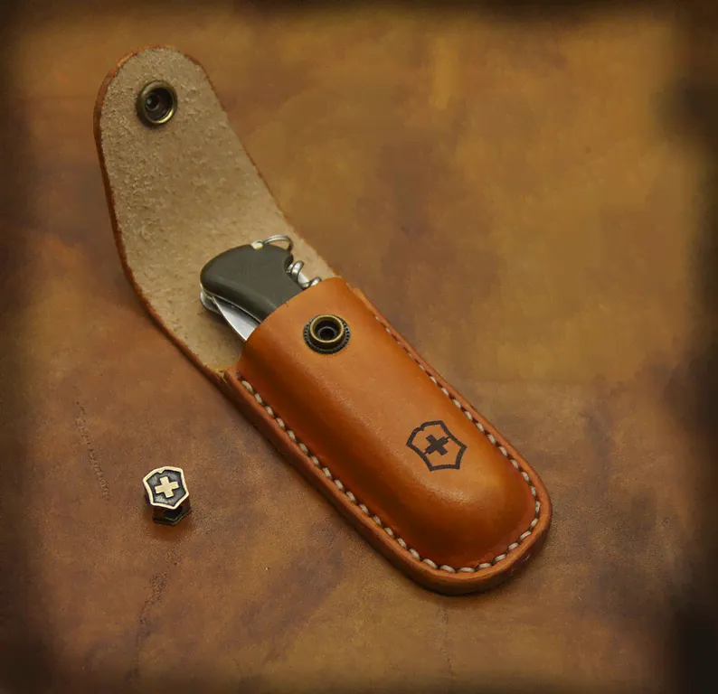 Чехол для ножа Victorinox кожа-3