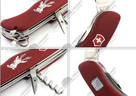Швейцарский перочинный солдатский нож Victorinox Hunter 111 мм, 12 функций, с фиксатором лезвия 0.8873, купить в интернет-магазине с доставкой по Москве и России