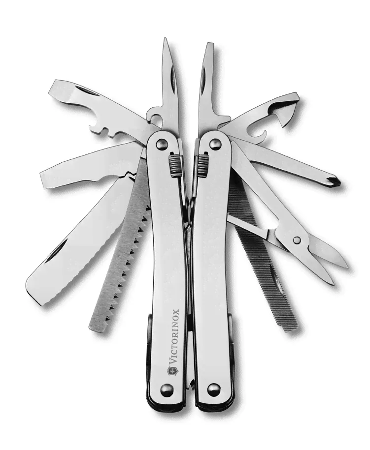Мультитул Victorinox SwissTool Spirit X (3.0224.L) 105мм 26 функций серебристый-0