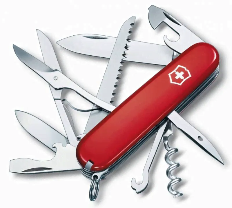 Victorinox Офицерский нож HUNTSMAN 91 мм. красный 1.3713-0
