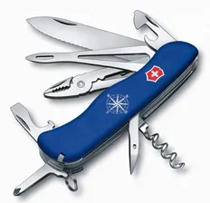 Victorinox Солдатский нож с фиксатором лезвия SKIPPER синий 0.9093.2W без шнурка