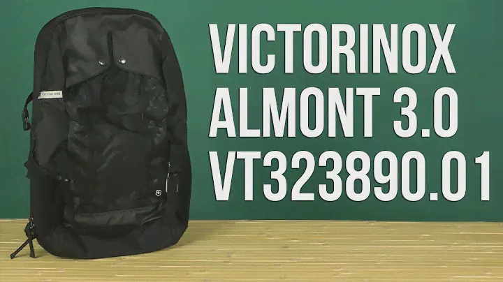 Распаковка Victorinox Altmont 3.0 27 л Черный Vt323890.01