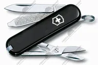 Швейцарский нож брелок Victorinox Classic SD, 58 мм, 7 функций, черный, 0.6223.3, купить в интернет-магазине с доставкой по Москве и России