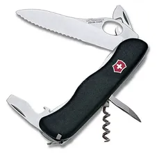 Victorinox Нож для спецслужб с фиксатором лезвия NOMAD One Hand 111 мм/ черный , 0.8353.MW3