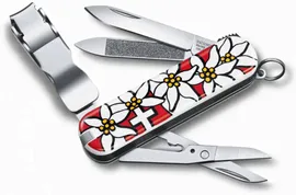 Нож перочинный Victorinox Nail Clip 580, 8 функций , 65мм 0.6463.840 белый, подар.упаковка