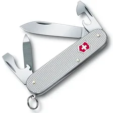 Нож перочинный 84мм Victorinox Cadet Alox - Серебристый (0.2601.26)