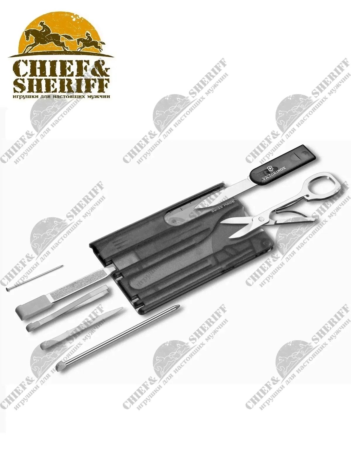 Карта швейцарская Victorinox SwissCard Classic, 10 функций 0.7133.T3, купить в интернет-магазине с доставкой по Москве и России-1