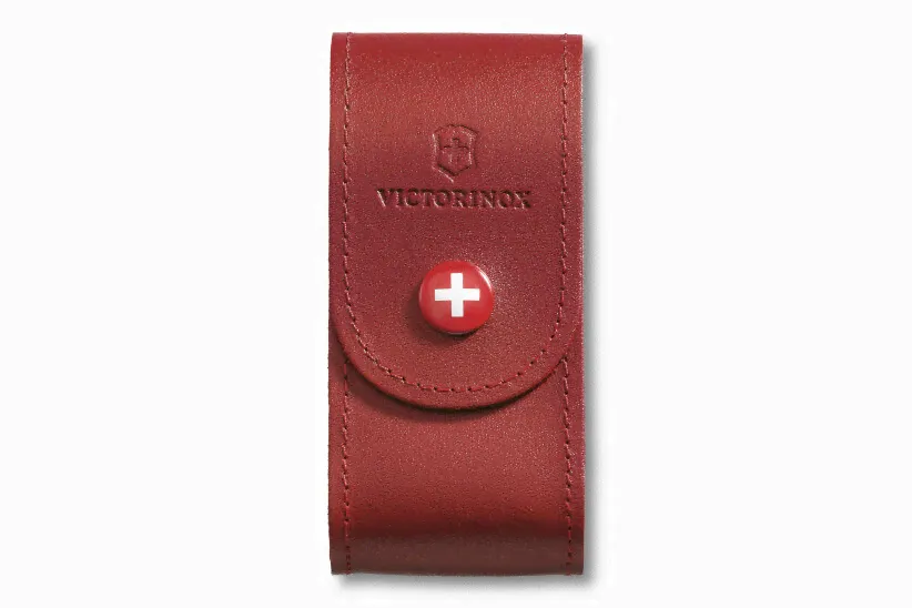 Чехол для ножа Victorinox 91 мм, от 5 до 8 уровней, красный.-0