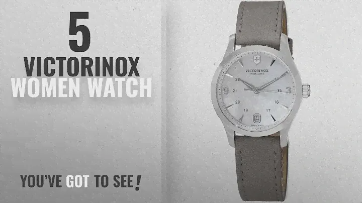 Top 10 Victorinox Women Watch [2018]: Victorinox Alliance Small White Mother of Pearl Dial Grey