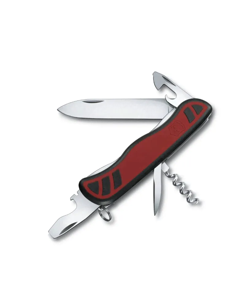 Нож Victorinox Nomad красно-черный, 0.8351.C, 111 мм, 11 функций, красный.-1