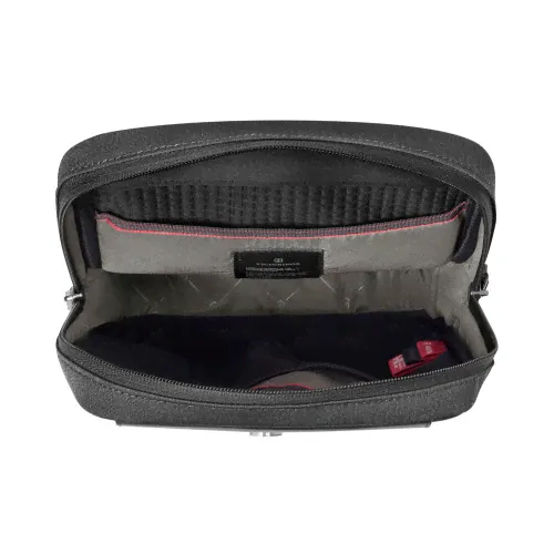 Сумка через плечо VICTORINOX Architecture Urban 2 Crossbody Bag,серый, полиэстер/кожа, 9x22x28 см,6л