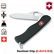 Большой карманный нож с зажимом Victorinox Sentinel Clip
