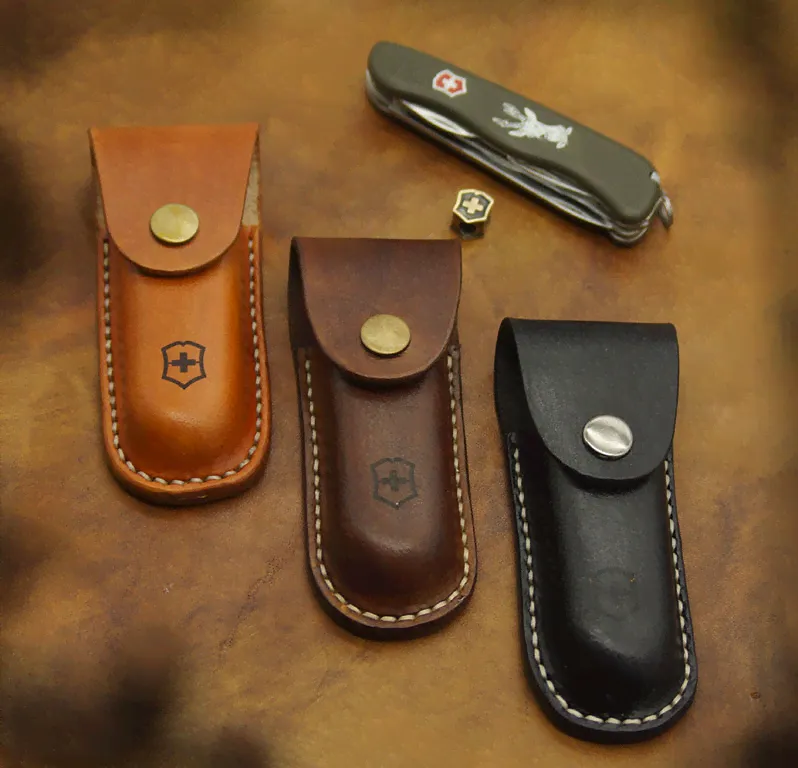Чехол для ножа Victorinox кожа-0
