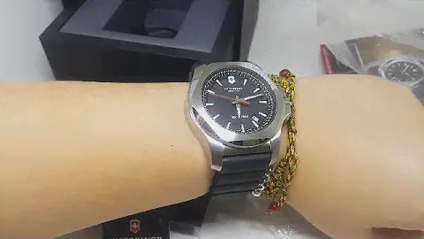 JAM TANGAN VICTORINOX I.N.O.X 241682.1 ORIGINAL UNBOXING *FOSFOR