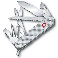 Нож перочинный 93мм Victorinox Farmer X Alox - Серебристый (0.8271.26)