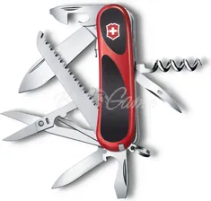 Нож VICTORINOX EvoGrip S17 85мм 15 функций цв. Красный / черный