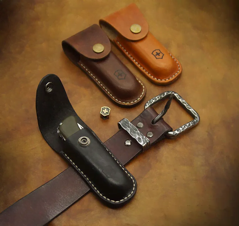 Чехол для ножа Victorinox кожа-2