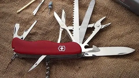 Замена накладки на Швейцарском ноже Victorinox