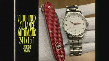 Victorinox Swiss Alliance Automatic With Knife 241715.1 Watch | Unboxing e Review | Valjoux Relogios