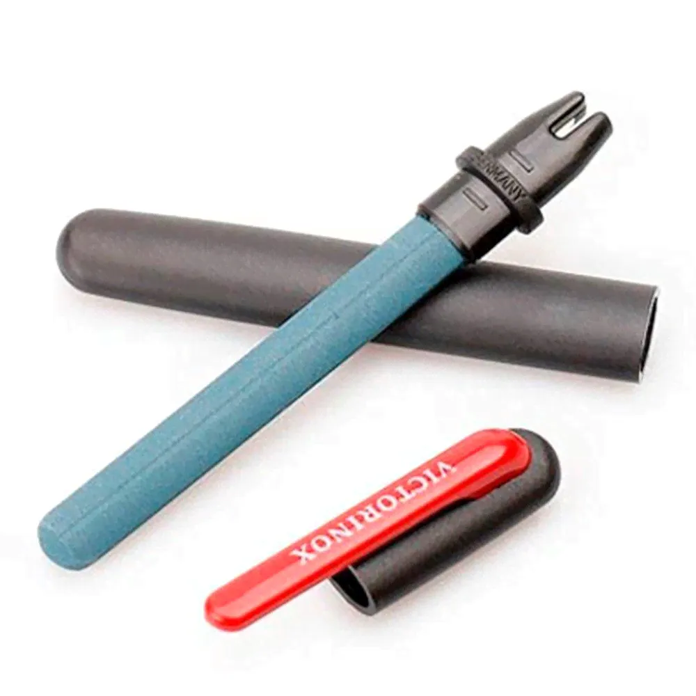 Точилка для полировки и заточки ножей 14,5 см Victorinox черно-красная-0