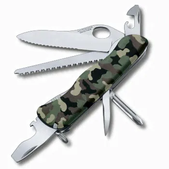 Нож Victorinox Trailmaster камуфляж, 0.8463.MW94, 111 мм, 12 функций, камуфляж.