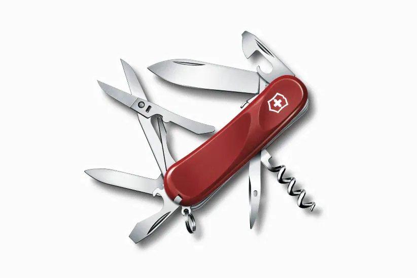 Нож Victorinox Evolution S14, 2.3903.SE, 85 мм, 14 функций, красный.-3