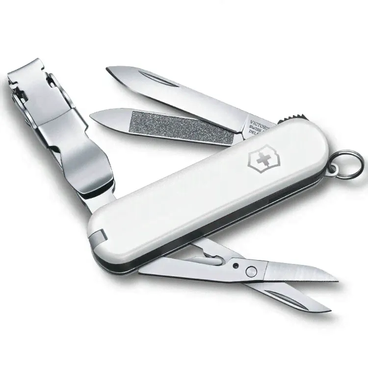 Нож-брелок Victorinox Nail Clip 580 Translucent Red 65мм-2