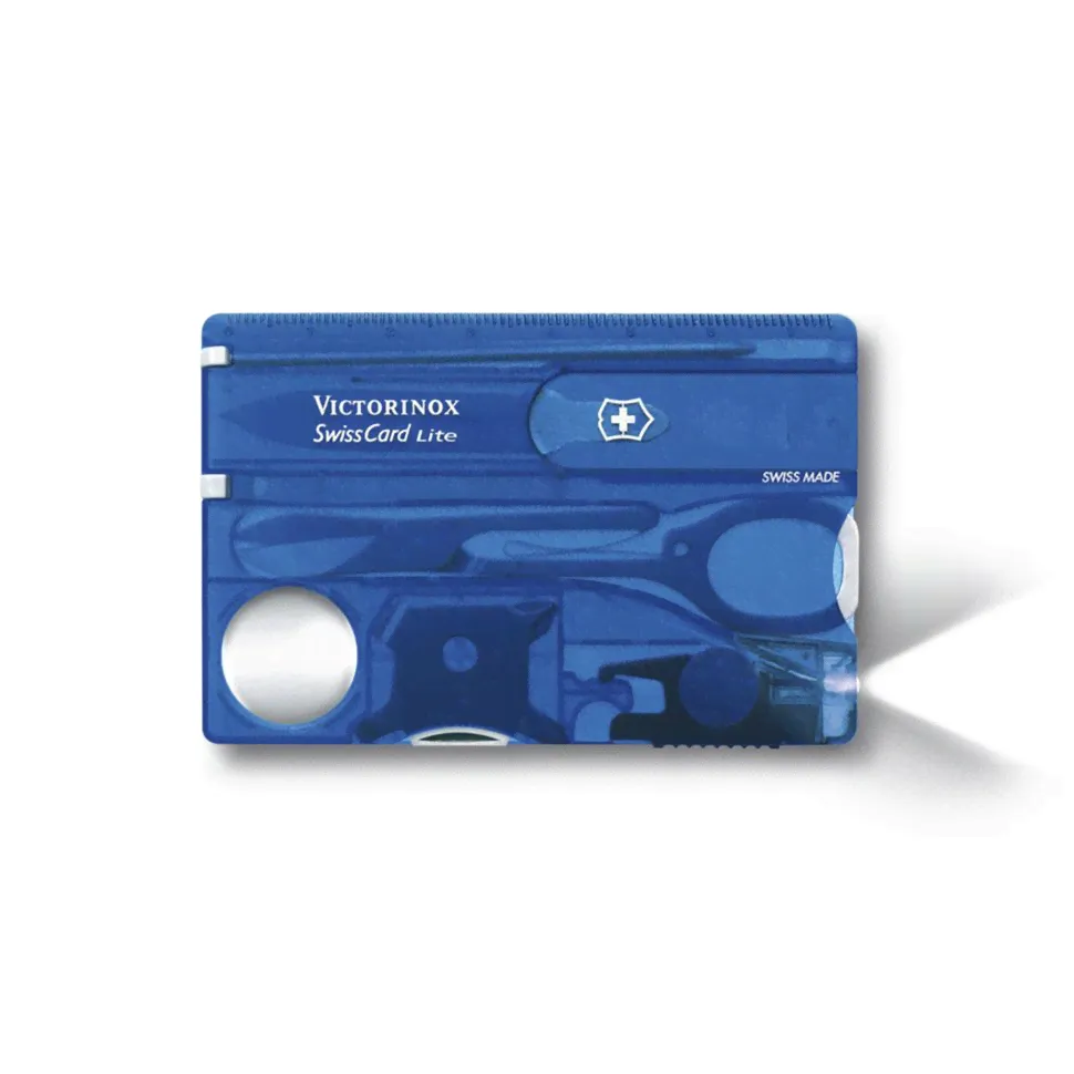 Швейцарская карта Victorinox Swiss Card Lite (0.7322.T2) 13 функций Синий