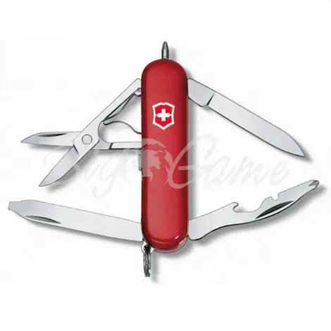 Нож VICTORINOX Manager 58мм 10 функций цв. красный-0