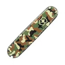 Передняя накладка для ножей Victorinox 91 мм, зеленый камуфляж