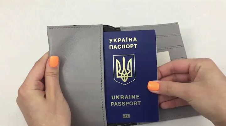 Обложка для паспорта и карт с RFID защитой серая
