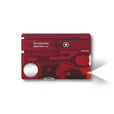 Швейцарская карта Victorinox Swiss Card Lite (0.7300.T) 13 функций Красный