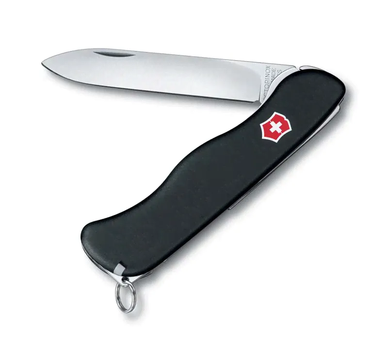 Нож перочинный Victorinox Sentinel, 111 мм, 4 функции, с фиксатором лезвия, чёрный