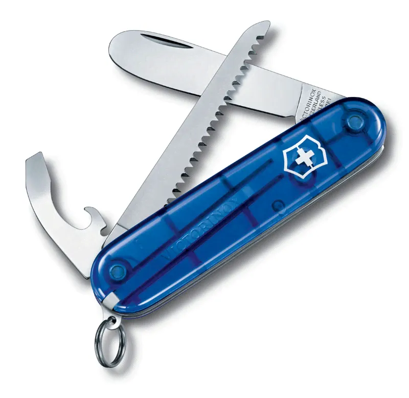 Нож перочинный Victorinox My First полупрозрач. синий*