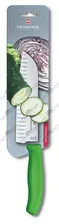 Нож Santoku Victorinox SwissClassic, рифлёное лезвие 17 см, ручка полипропилен, 6.8526.17L4B, купить в интернет-магазине с доставкой по Москве и России