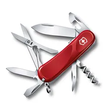 Нож перочинный VICTORINOX Evolution S14, 85 мм, 14 функций, с фиксатором лезвия, красный - 2.3903.SE