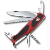 Мультитул брелок VICTORINOX RangerGrip 55 красный/черный-0