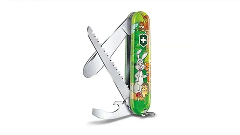 My First Victorinox Children Sets, Animal Edition Pocket Knife with 9 Functions unboxing and demo
