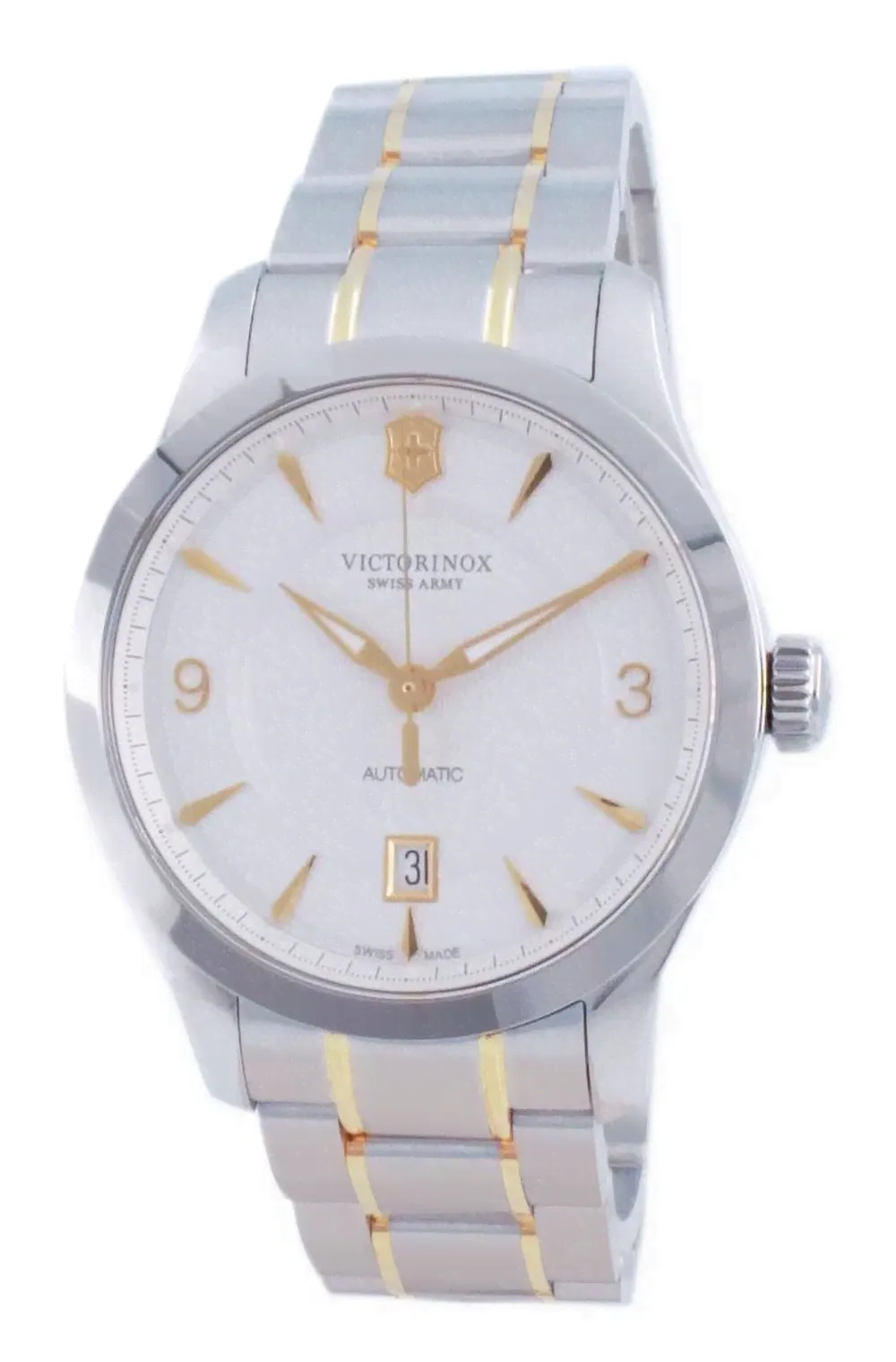 Victorinox Alliance Swiss Army White Dial Automatic 241874 100M Мужские часы